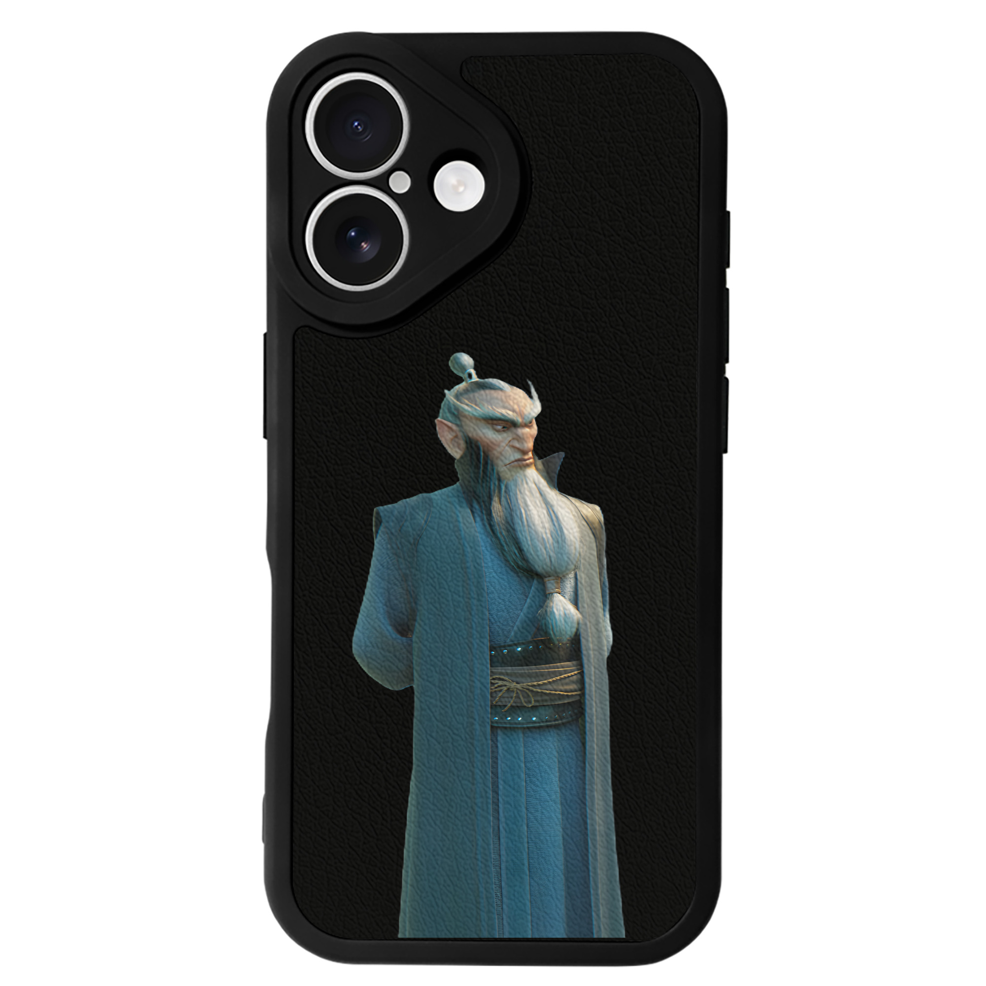 （画像用） Ne Zha 2 ナタ 魔童の大暴れ 【iPhone 16シリーズ対応】シリコンスマホケース（レザー調） 材質：シリコン